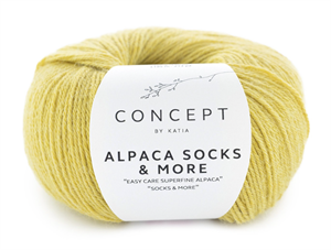 Alpaca socks & more - citronella